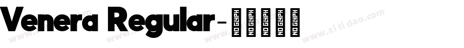 Venera Regular字体转换